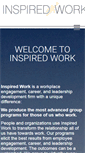 Mobile Screenshot of inspiredworkservices.com